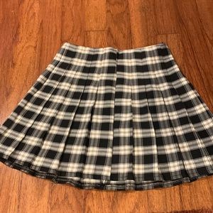 Shein plaid pleated skirt
